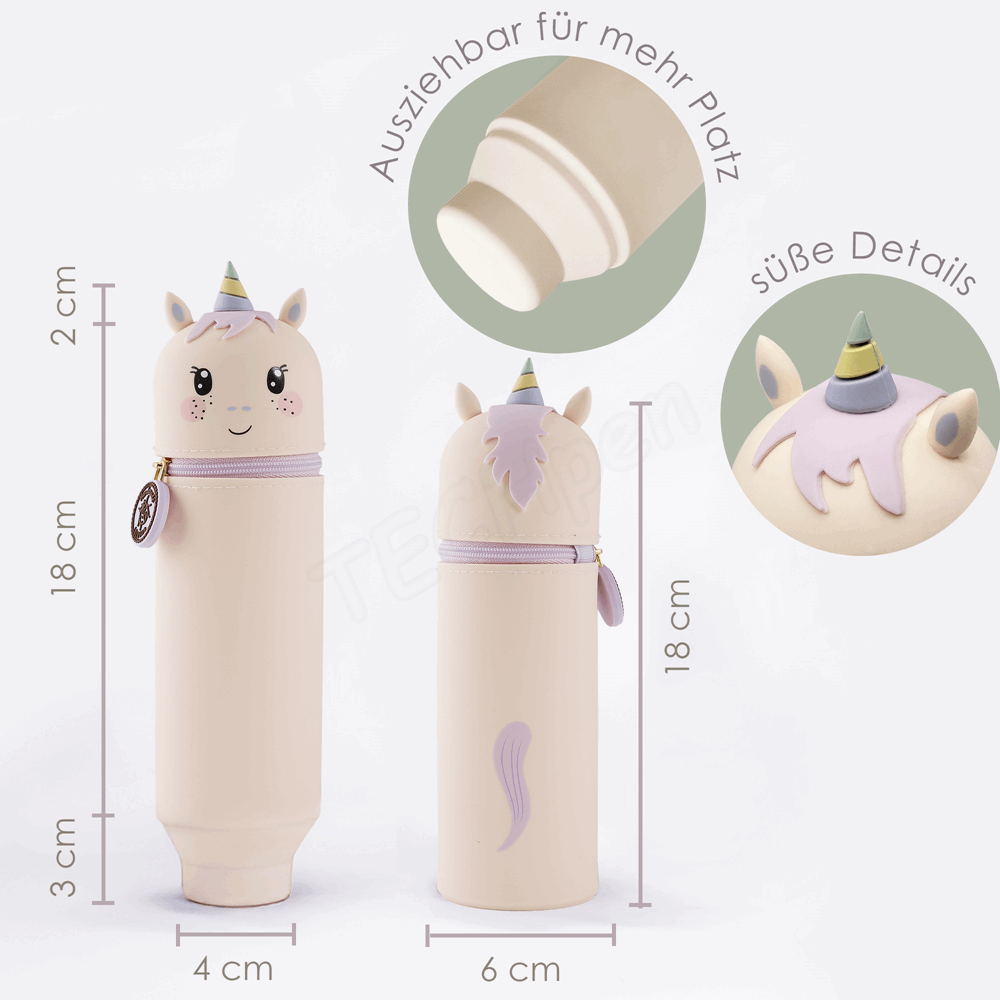 BELLTRADE Silicone Pencil Case Unicorn Fairy BEL-24212