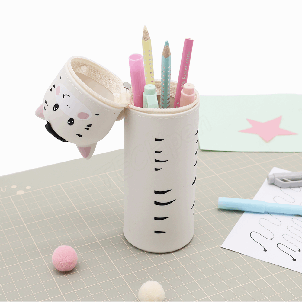 BELLTRADE Silicone Pencil Case Zebra Peppy BEL-24111