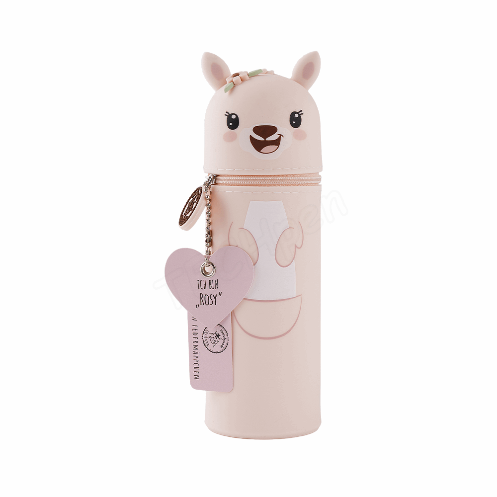 BELLTRADE Silicone Pencil Case Kangaroo Rosy BEL-24112