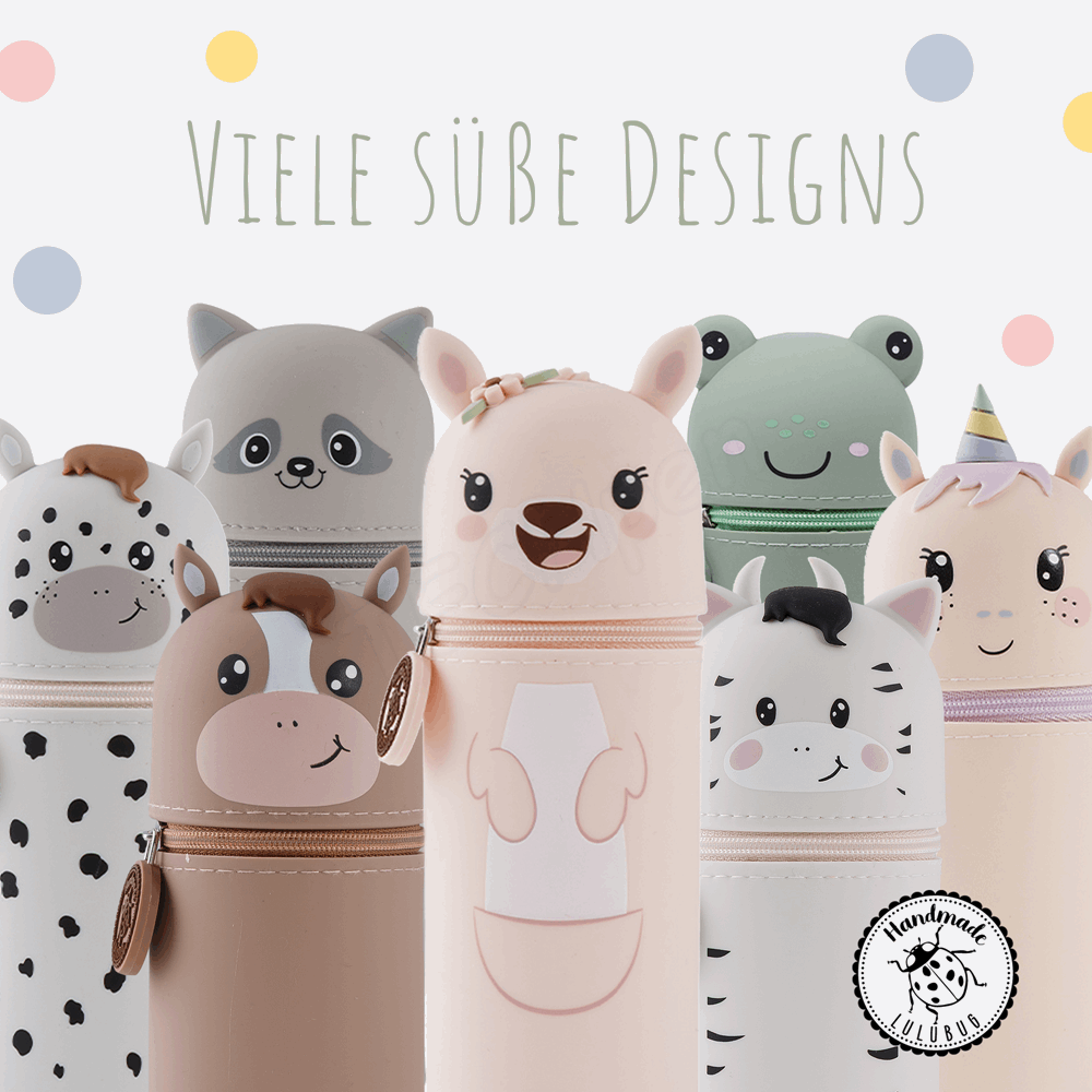 BELLTRADE Silicone Pencil Case Raccoon Coony BEL-24114