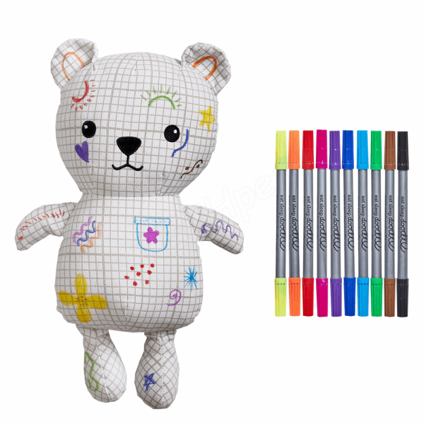 EATSLEEPDOODLE Artie Bear colour-in & doodle DBEAR 204001