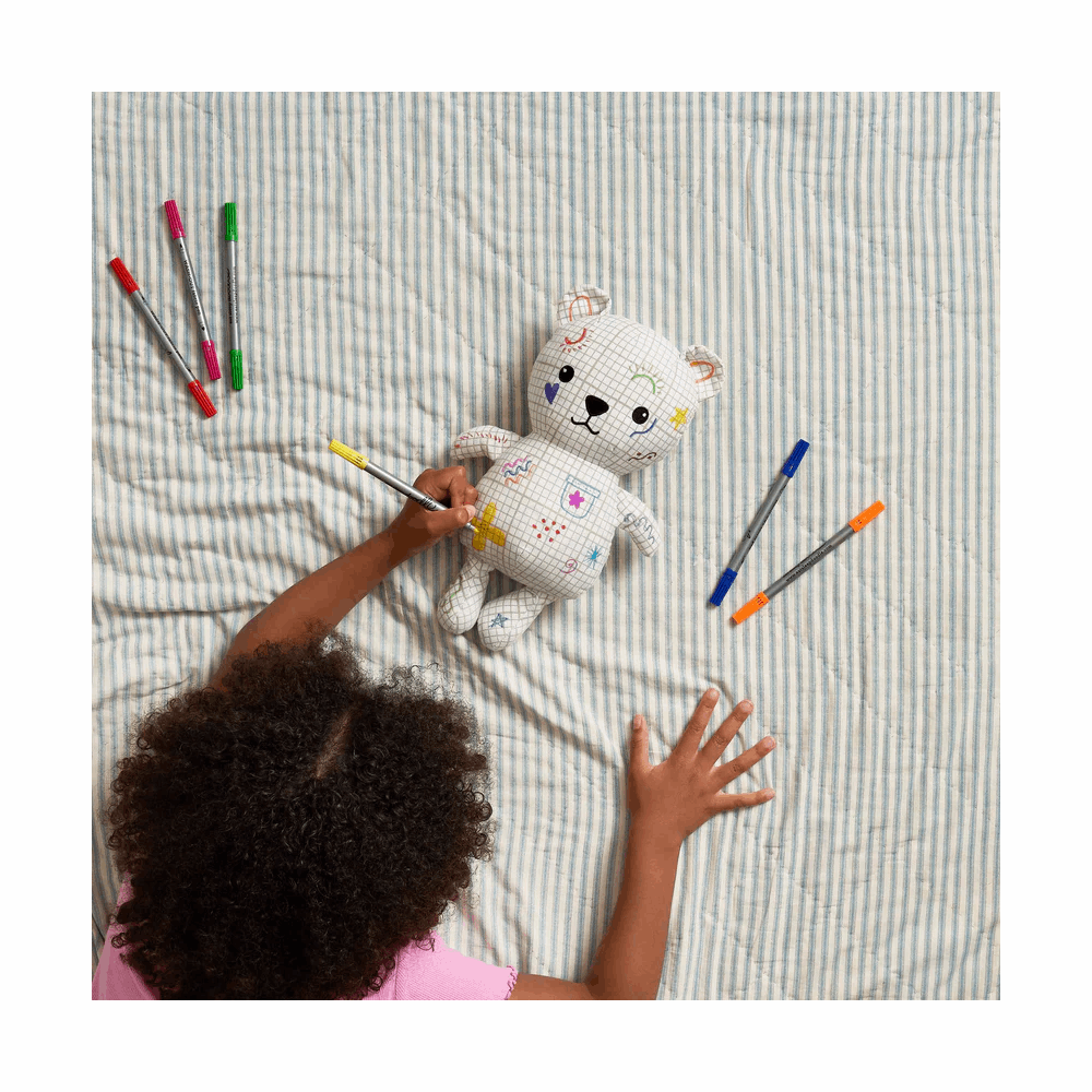 EATSLEEPDOODLE Artie Bear colour-in & doodle DBEAR 204001