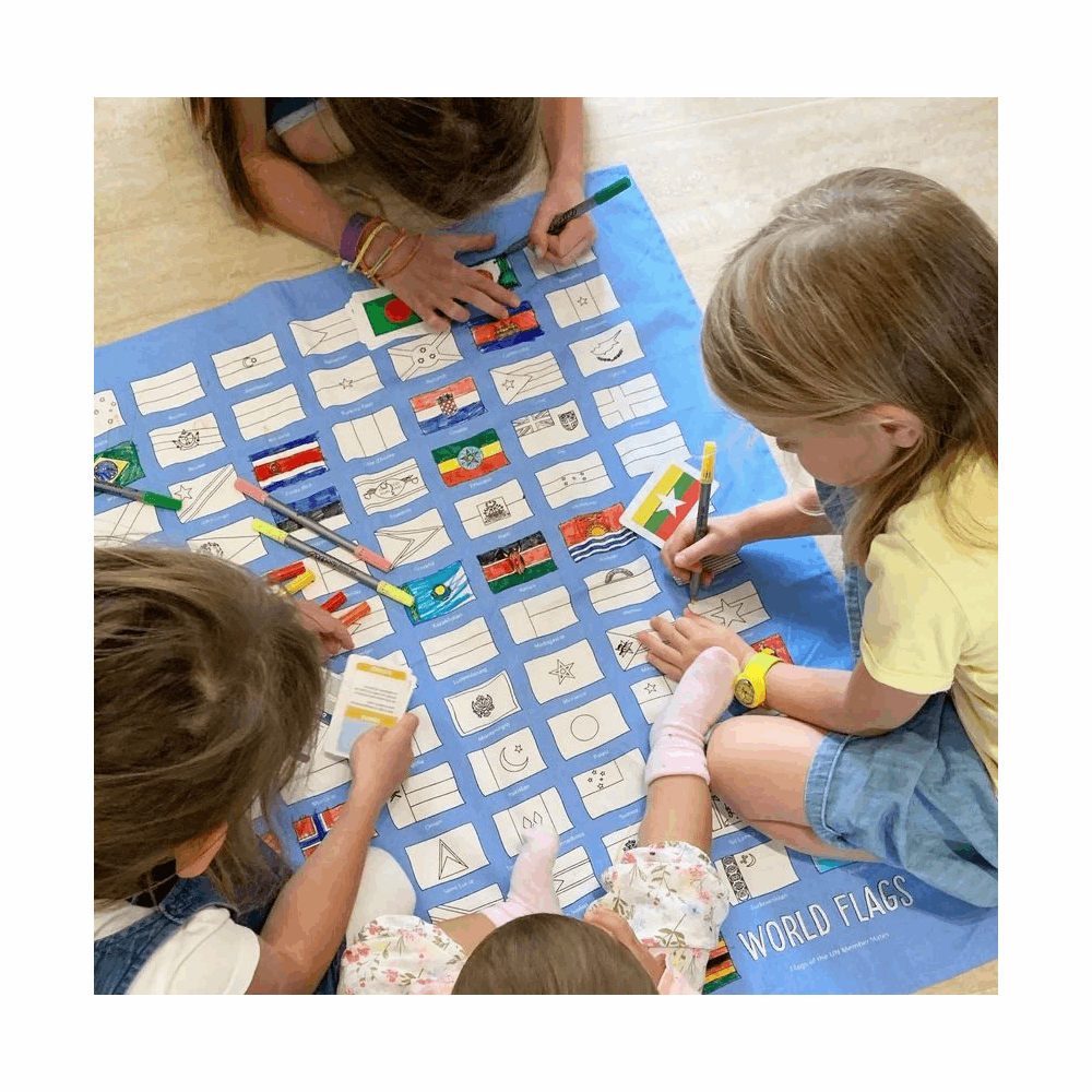 EATSLEEPDOODLE Tablecloth world flags FLAGTS 206001