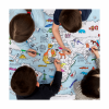 EATSLEEPDOODLE Tablecloth world map MAPTS 206002