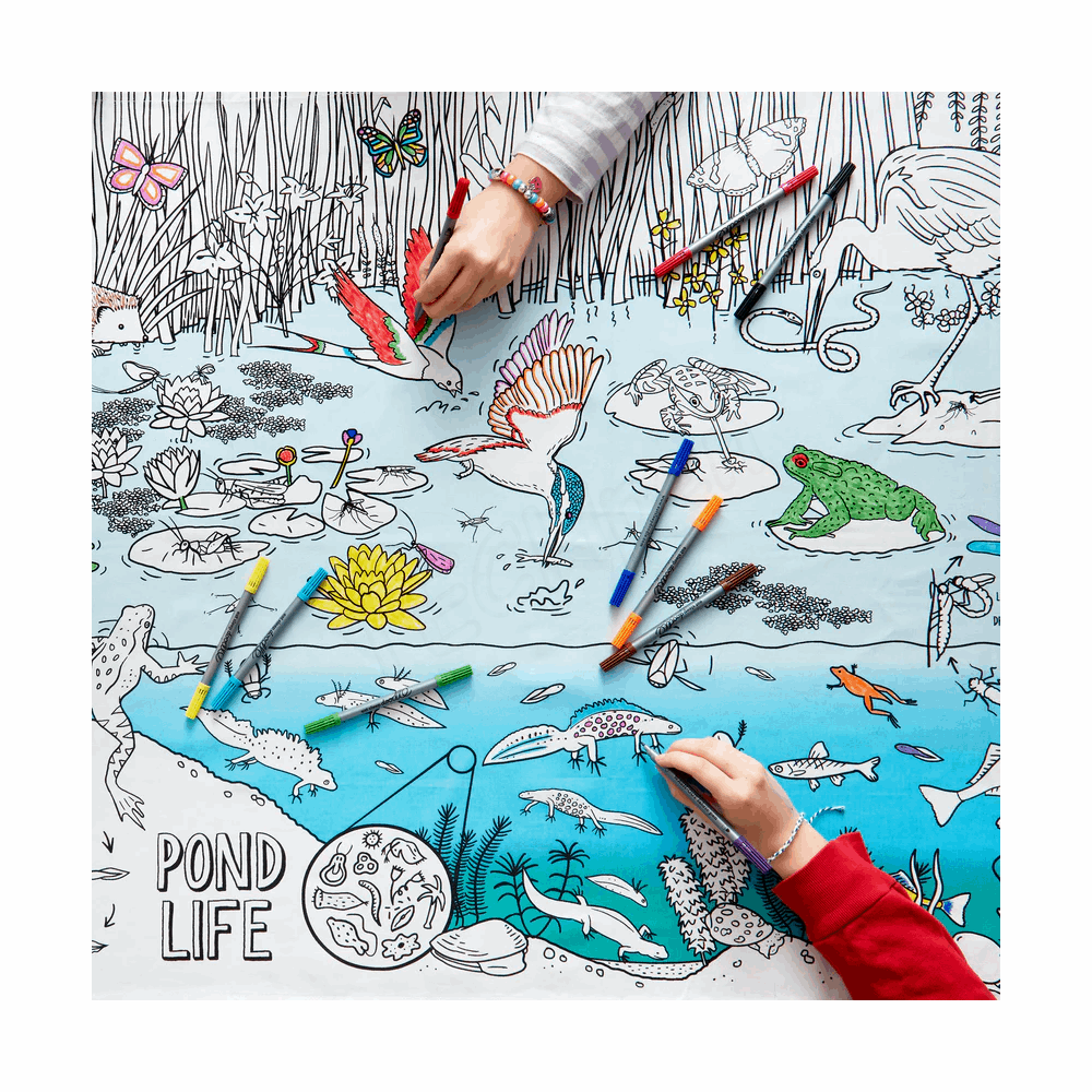 EATSLEEPDOODLE Tablecloth pond life PONDTS 206003