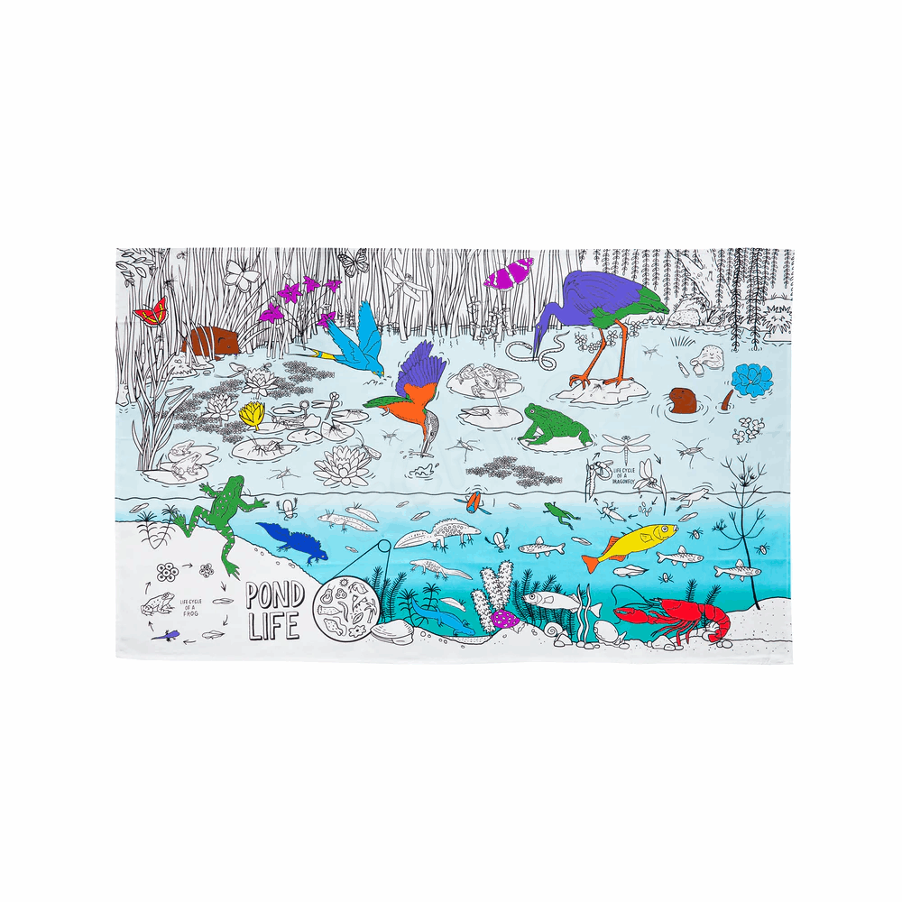 EATSLEEPDOODLE Tablecloth pond life PONDTS 206003