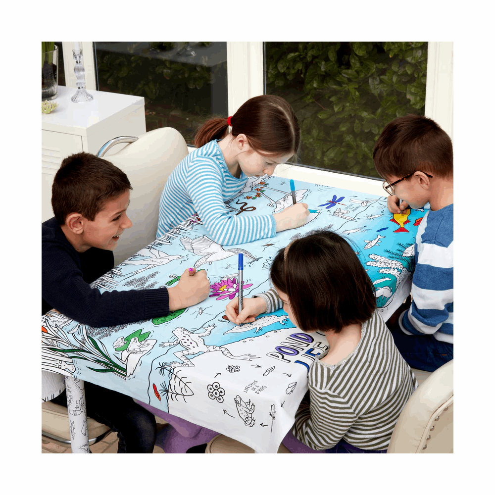EATSLEEPDOODLE Tablecloth pond life PONDTS 206003