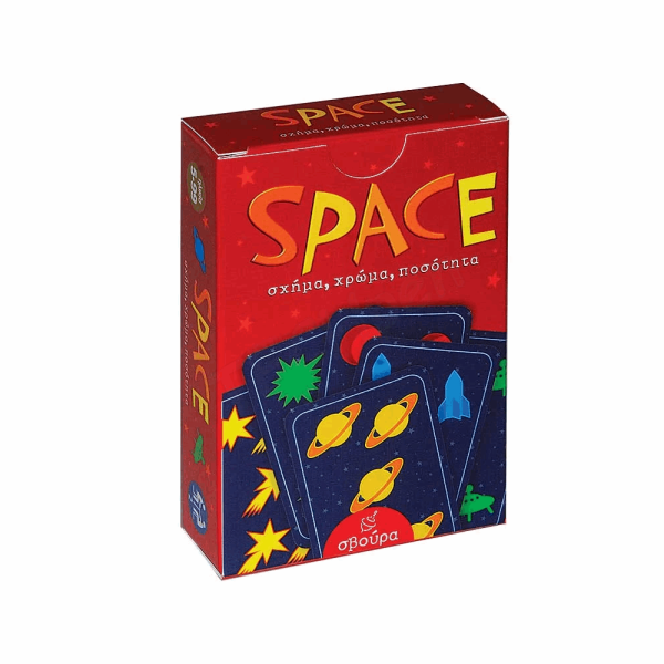 ΣΒΟΥΡΑ - ΠΑΧΝΙΔΙ ΜΕ ΚΑΡΤΕΣ - SPACE 5007021 - (2 ΠΑΙΚΤΕΣ 5+)