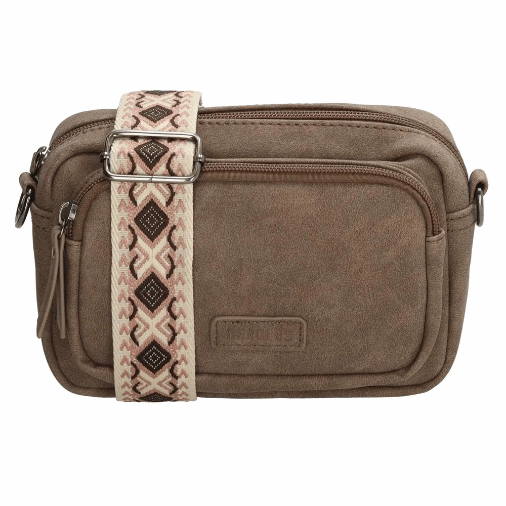 DUGROS Beagles Malaga Schoudertas 119-DARK TAUPE 20592