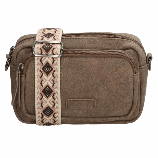 DUGROS Beagles Malaga Schoudertas 119-DARK TAUPE 20592