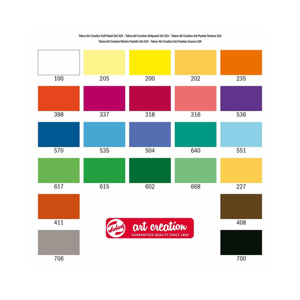 TALENS SOFT ARTCREATION KAPE ΞΗΡΟΠΑΣΤΕΛ 24 ΤΜΧ 161029024