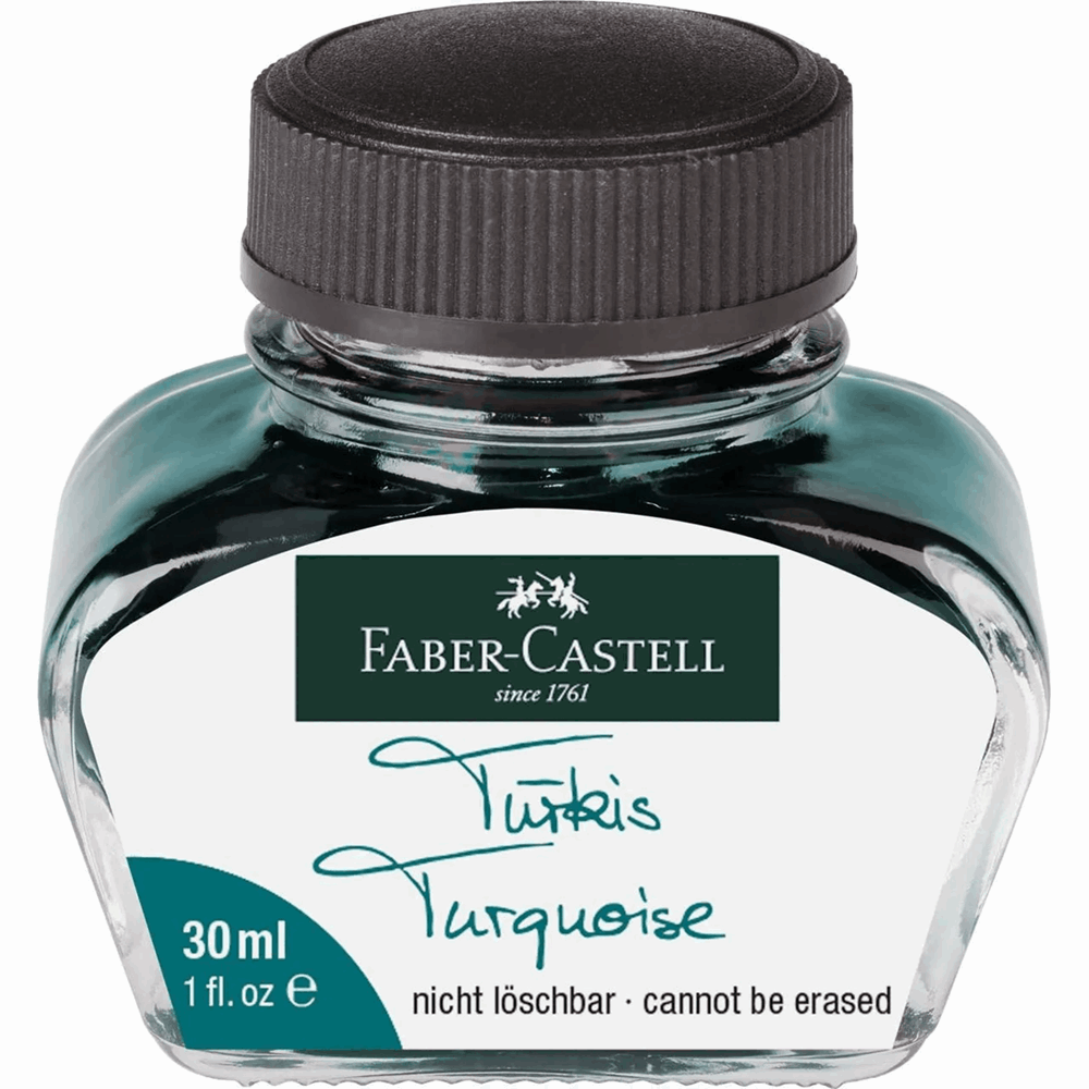 FABER CASTELL ΔΟΧΕΙΟ ΜΕΛΑΝΗΣ ΤΙΡΚΟΥΑΖ 30ml - 149855