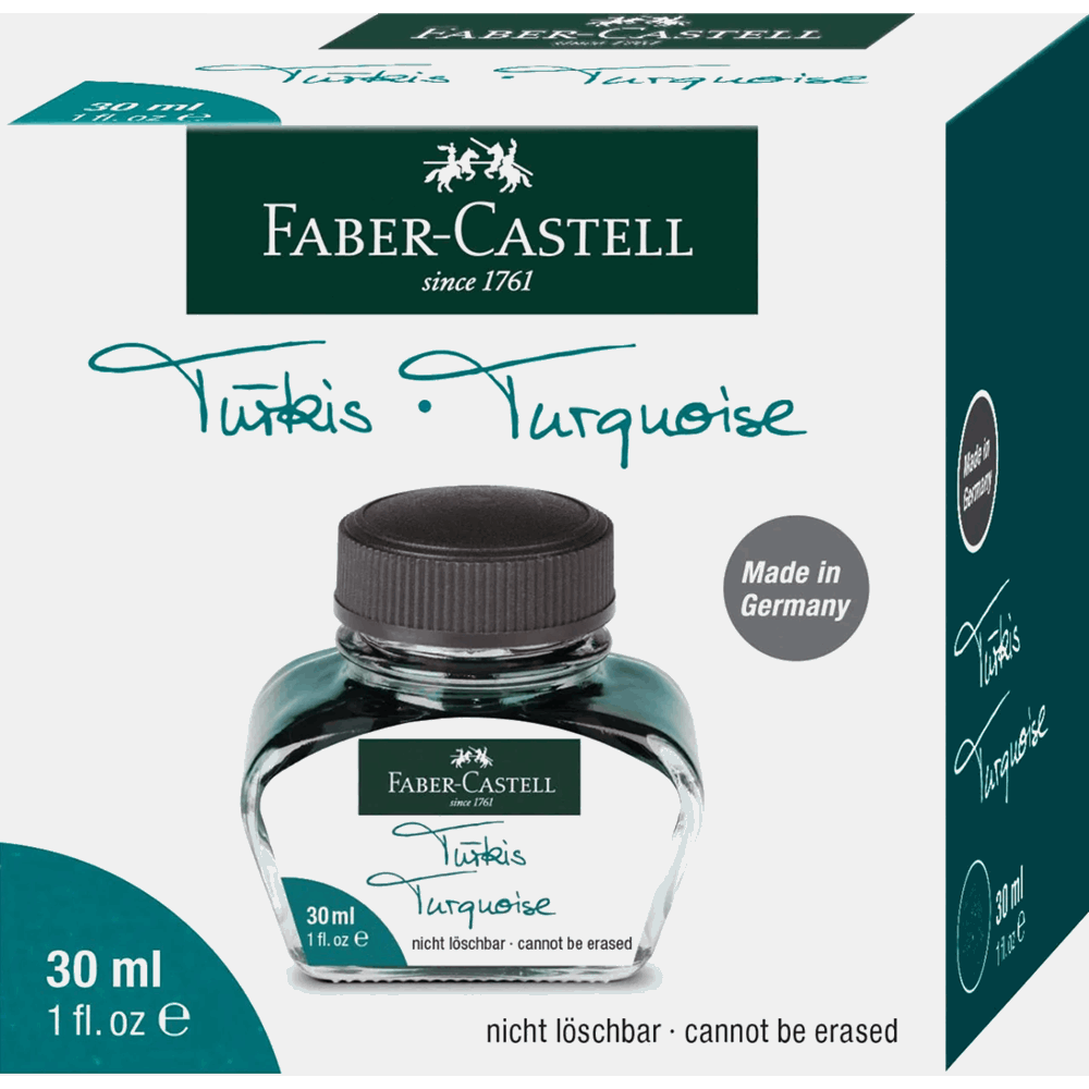 FABER CASTELL ΔΟΧΕΙΟ ΜΕΛΑΝΗΣ ΤΙΡΚΟΥΑΖ 30ml - 149855