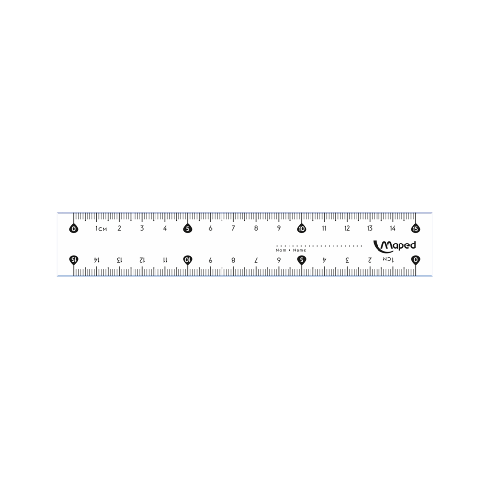 MAPED ΣΕΤ ΓΕΩΜΕΤΡΙΚΩΝ ΟΡΓΑΝΩΝ CRISTAL 242 15cm 4τμχ 242815