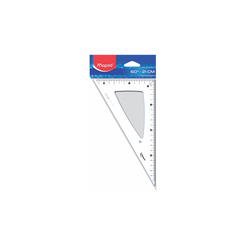 MAPED ΤΡΙΓΩΝΟ CRISTAL 146 21cm 60o 146122