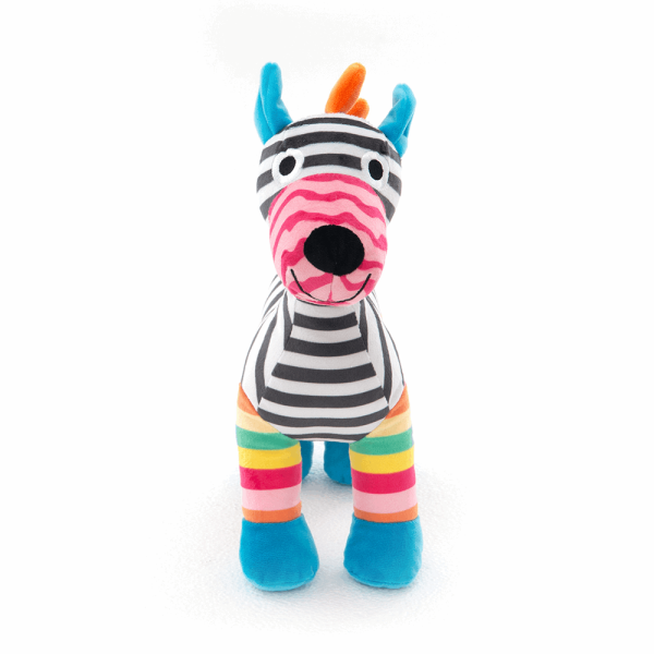 HAPPYMALS  Happymals Jungle World: Zebra (Ζέβρα) HJ-002