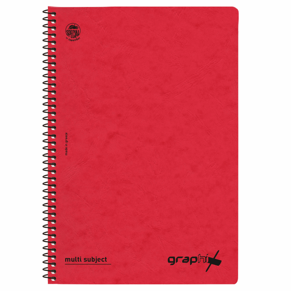 TYPOTRUST GRAPHIX ΤΕΤΡΑΔΙΟ ΣΠΙΡΑΛ Β5(17Χ25) 4Θ 120φ 4554-18