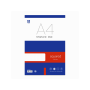 TYPOTRUST ΟVERLAP ΜΠΛΟΚ ΣΗΜΕΙΩΣΕΩΝ ΜΙΚΡΟΠΕΡΦΟΡΕ Α4(21Χ29) 50φ ΚΑΡΡΕ (5Χ5mm) 63110
