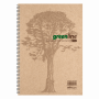 SALKO GREENLINE ΤΕΤΡΑΔΙΟ ΣΠΙΡΑΛ Α4(21Χ29) 2Θ 60φ 5337