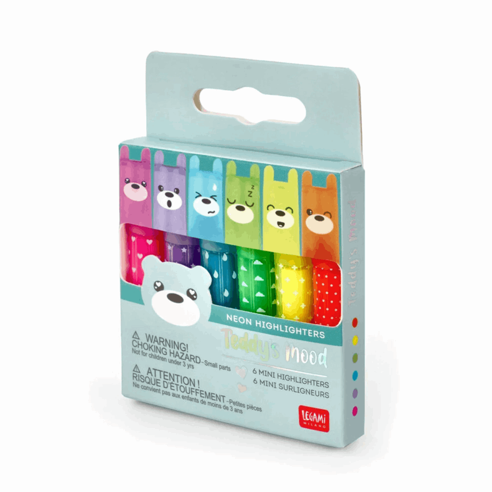 LEGAMI MHKIT3 ΥΠΟΓΡΑΜΜΙΣΤΙΚΟ TEDDYS MOOD 6pcs MHKIT3