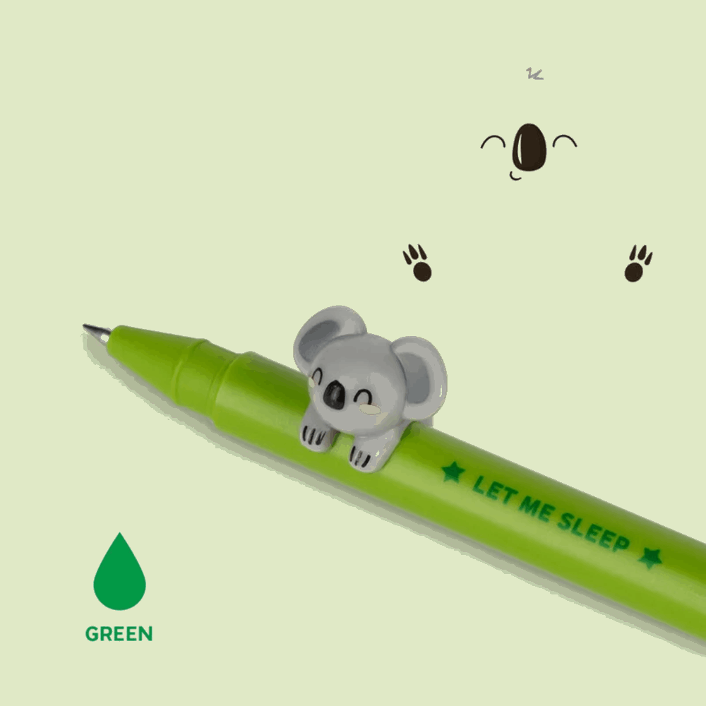 LEGAMI CPP0004 GEL PEN WITH ANIMAL DECORATION - LOVELY FRIENDS KOALA