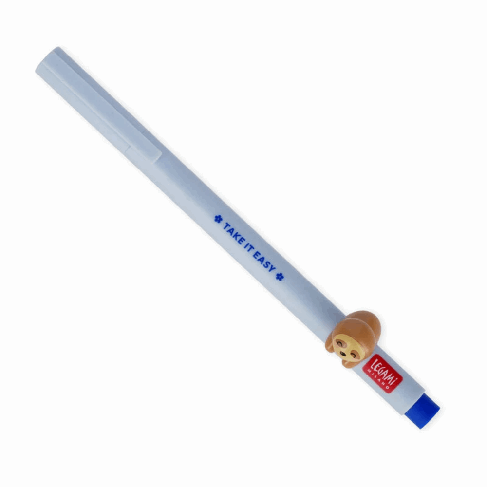 LEGAMI CPPKIT5 GEL PEN WITH ANIMAL DECORATION - SLOTH CPPKIT5