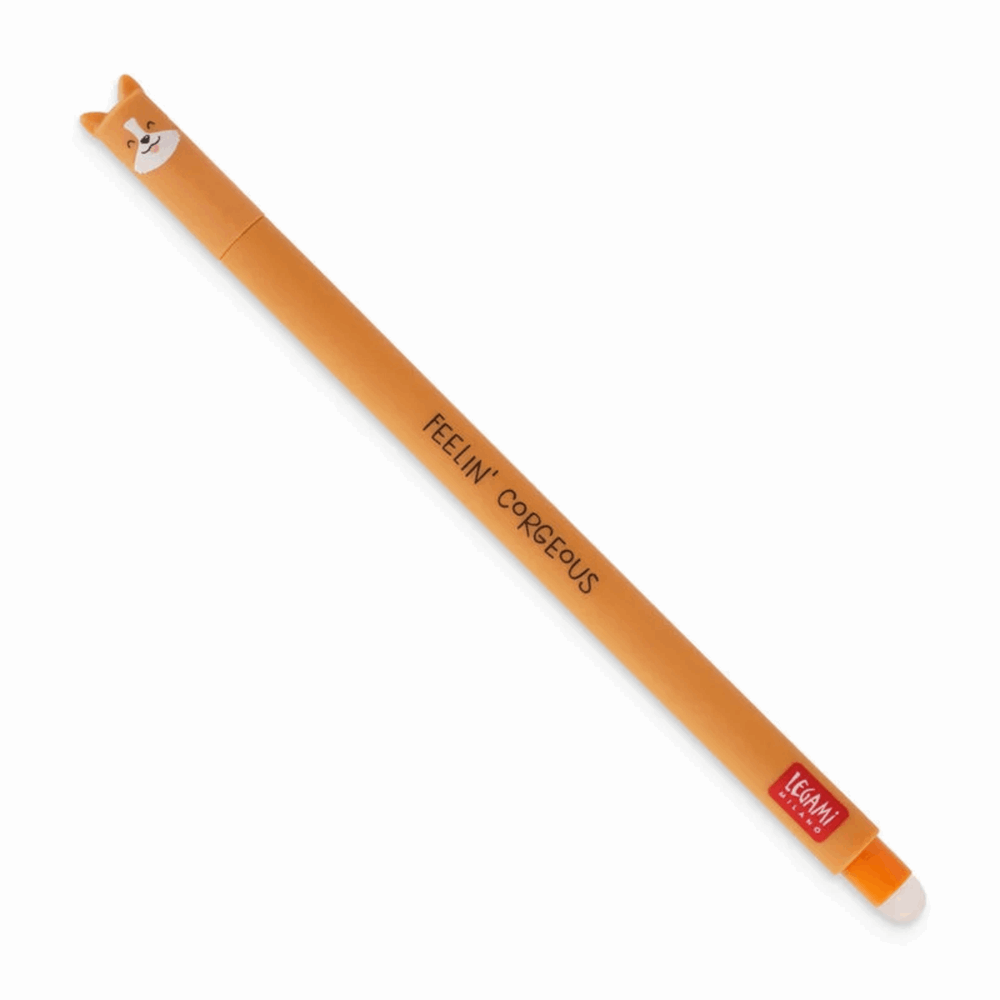 LEGAMI EPBLAKIT20 ERASABLE GEL PEN - CORGI BLACK