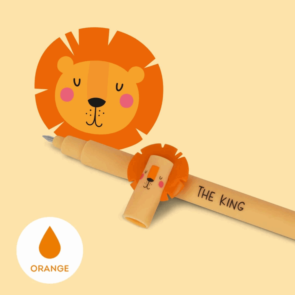 LEGAMI EPORAKIT17 ERASABLE GEL PEN LION ORANGE