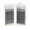 LEGAMI BUMA0002 Set of 12 Brush Markers in Pastel Colours - Brush Markers