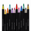 LEGAMI BUMA0002 Set of 12 Brush Markers in Pastel Colours - Brush Markers