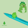 LEGAMI CPP0007 GEL PEN WITH ANIMAL DECORATION - LOVELY FRIENDS DINO