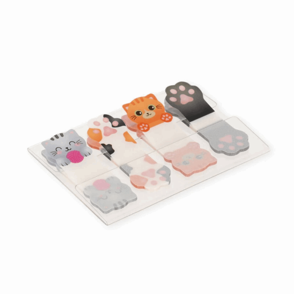LEGAMI SKNKIT2 ADHESIVE PAGEMARKERS - KEEP IN MIND_KIT_12PCS - KITTY