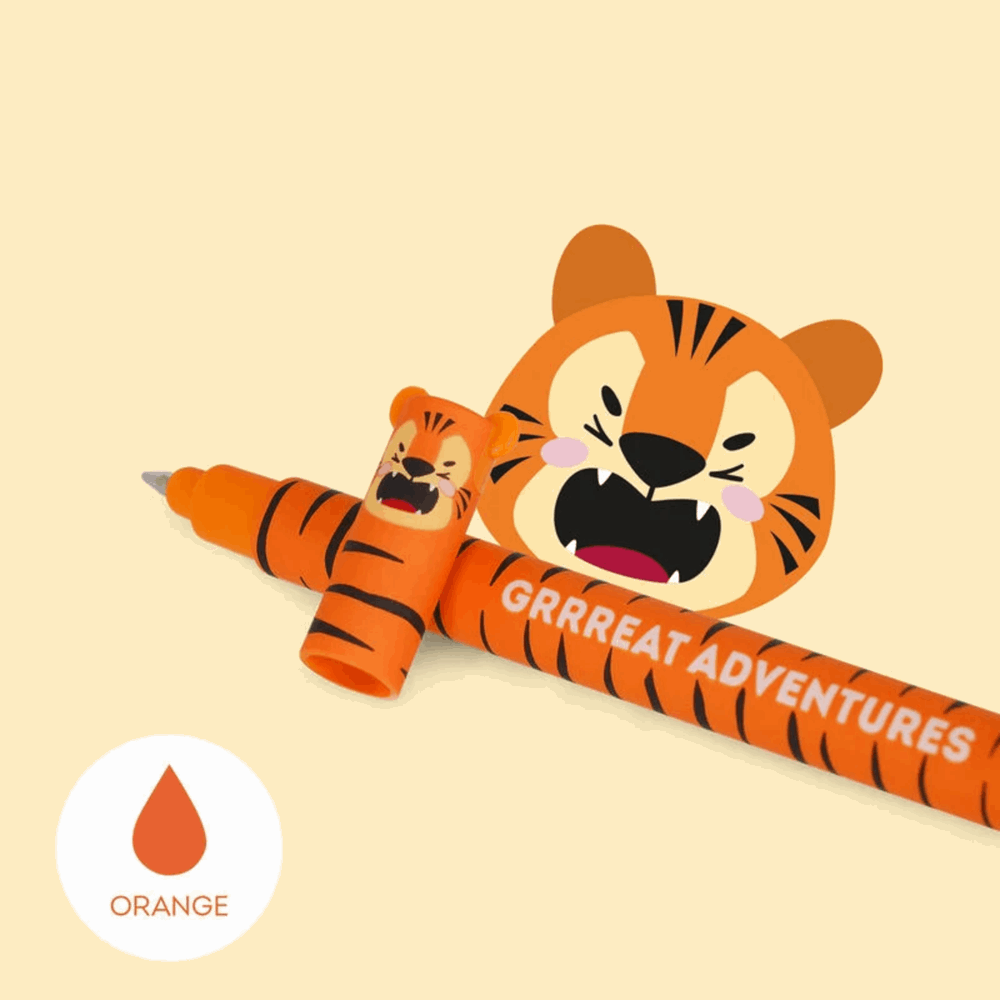 LEGAMI EPORAKIT44 ERASABLE GEL PEN ORANGE TIGER