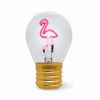 LEGAMI CLB0007 LIGHTBULB-SHAPED TABLE LAMP - BULB FICTION - FLAMINGO