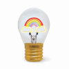 LEGAMI CLB0008 LIGHTBULB-SHAPED TABLE LAMP - BULB FICTION - RAINBOW