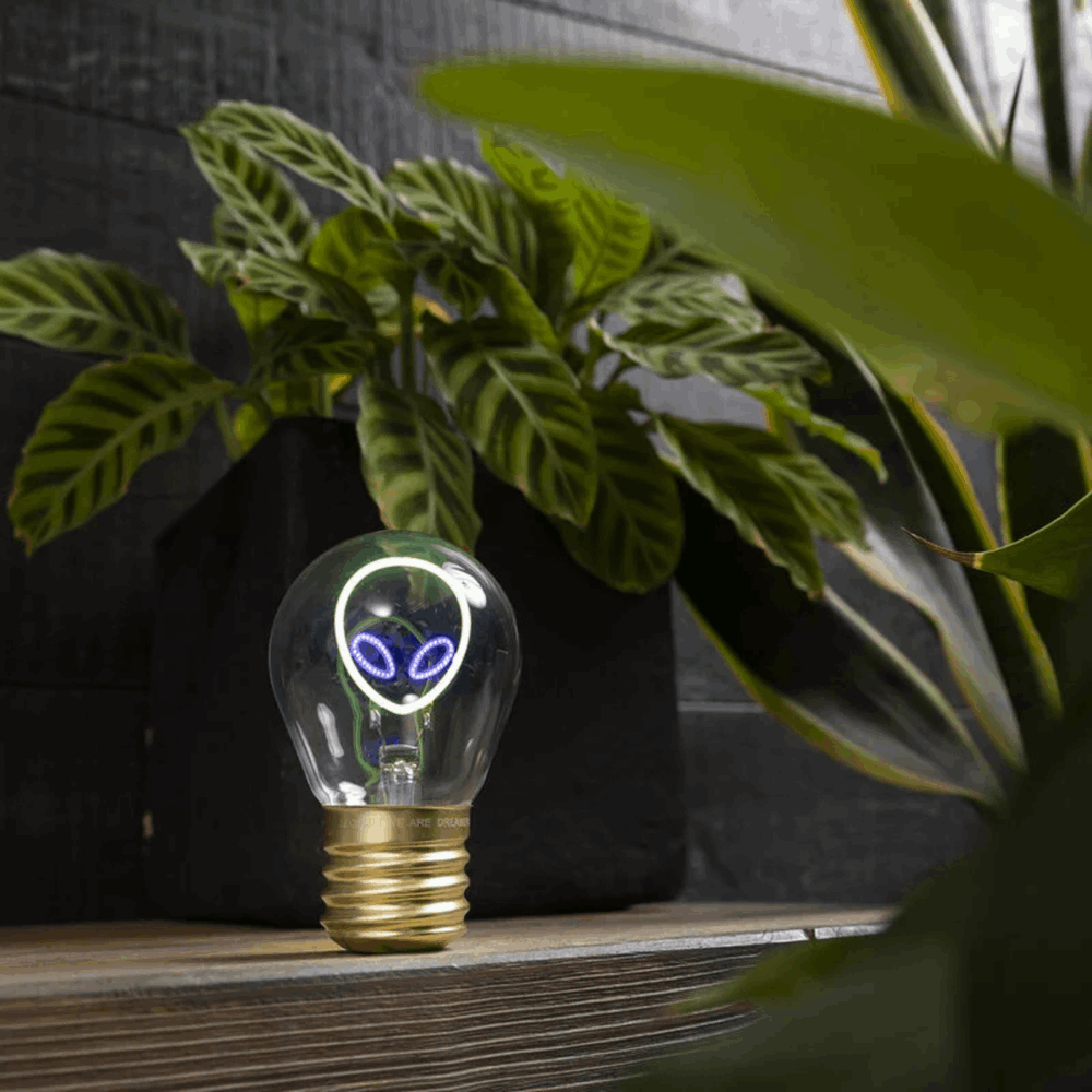 LEGAMI CLB0012 LIGHTBULB-SHAPED TABLE LAMP - BULB FICTION - ALIEN
