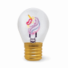 LEGAMI CLB0013 LIGHTBULB-SHAPED TABLE LAMP - BULB FICTION - UNICORN