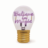 LEGAMI CLB0017 LIGHTBULB-SHAPED TABLE LAMP - BULB FICTION - BELIEVE IN MAGIC