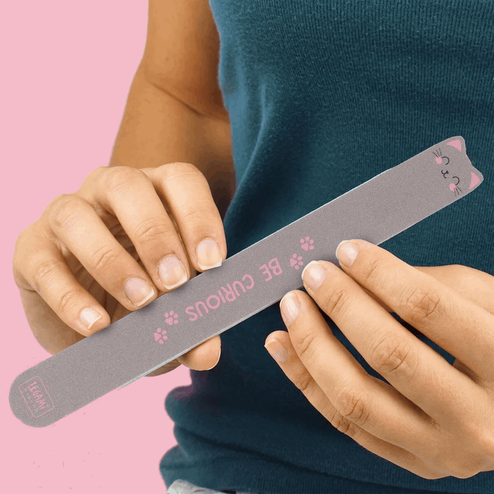 LEGAMI NFS0004 SET OF 3 NAIL FILES - NAILS BEFORE MALES - KITTY