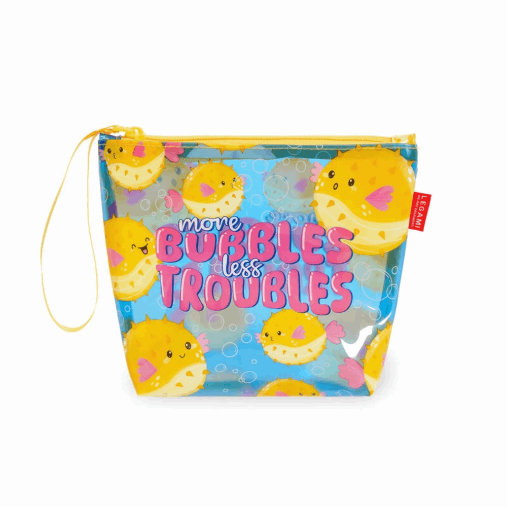 LEGAMI BEAP0009 BEACH POUCH - PUFFERFISH