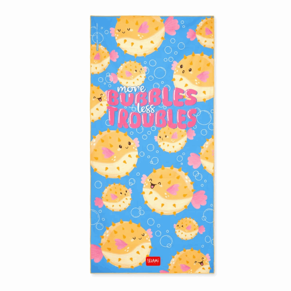 LEGAMI BT0031 BEACH TOWEL - PUFFERFISH