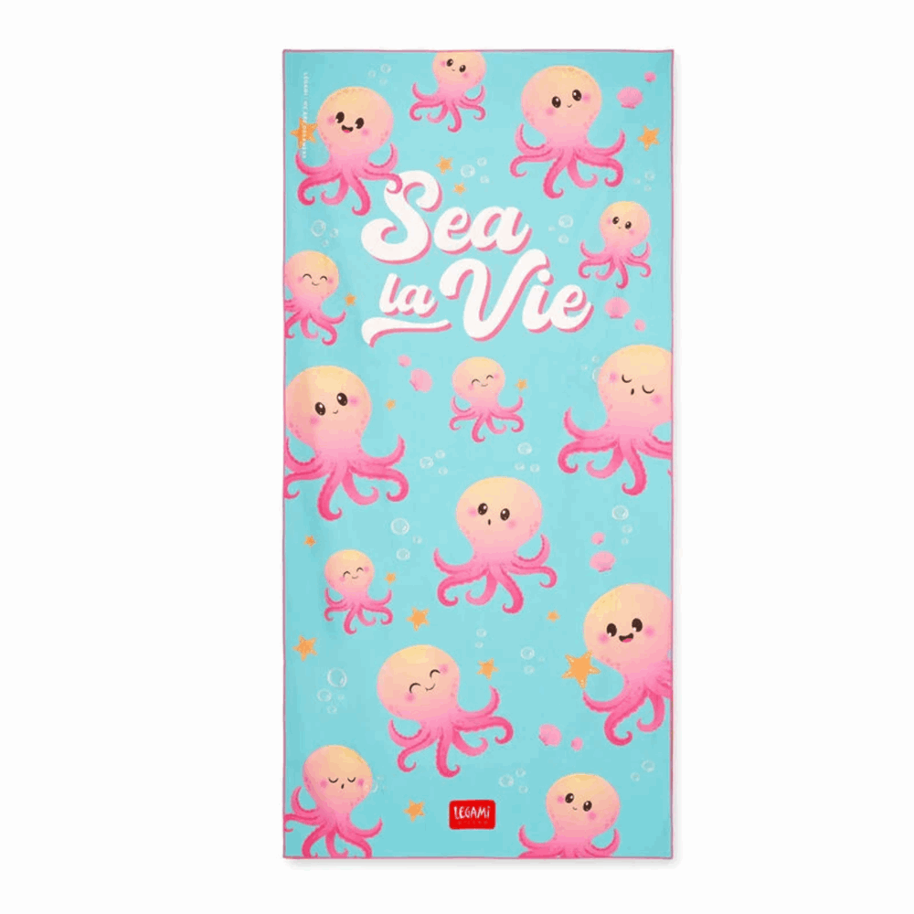 LEGAMI BT0034 BEACH TOWEL - OCTOPUS