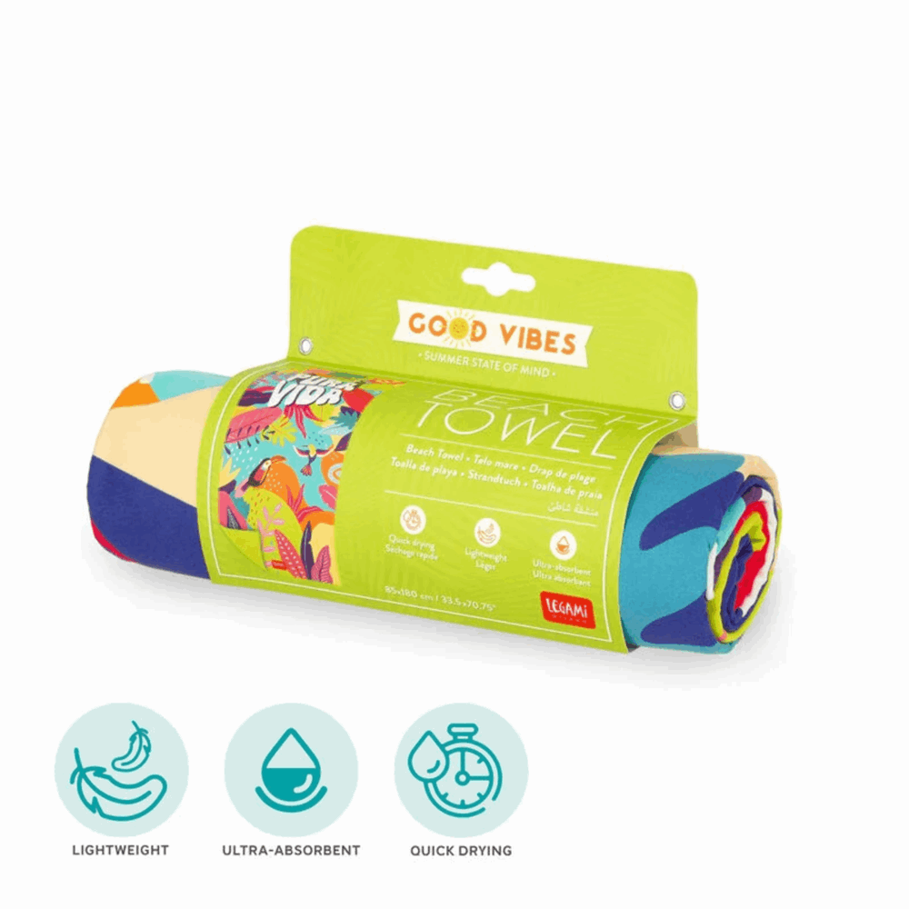 LEGAMI BT0035 BEACH TOWEL - PURA VIDA