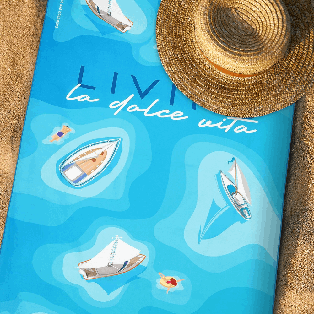 LEGAMI BT0036 BEACH TOWEL - LA DOLCE VITA