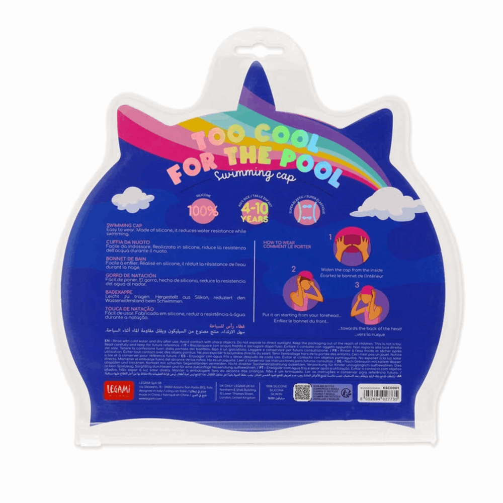 LEGAMI KSC0001 SWIMMING CAP - UNICORN
