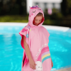 LEGAMI PTK0001 TOWELLING PONCHO FOR KIDS - UNICORN