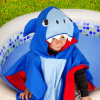 LEGAMI PTK0002 TOWELLING PONCHO FOR KIDS - SHARK