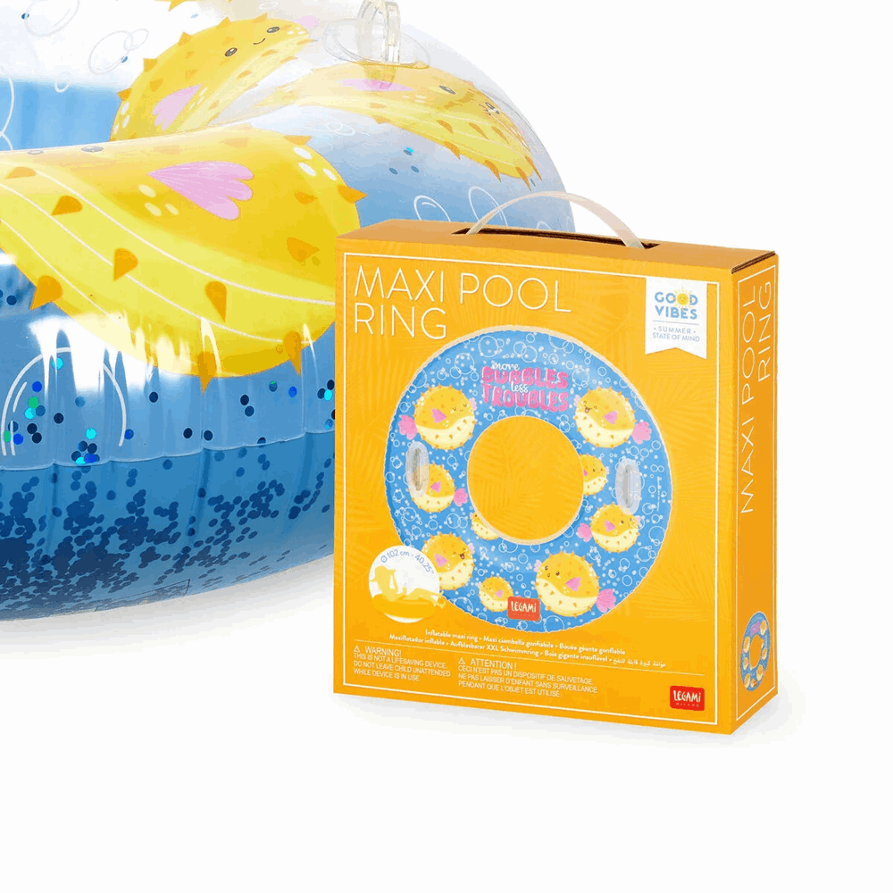 LEGAMI SWIM0018 MAXI POOL RING - PUFFERFISH