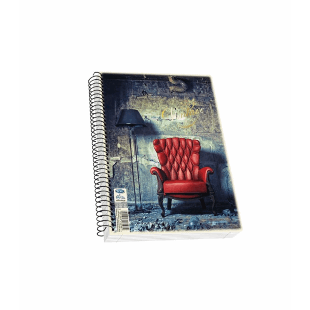 SKAG VINTAGE ΤΕΤΡΑΔΙΟ ΣΠΙΡΑΛ A4(21Χ29) 2Θ 60φ Νο7322 261487