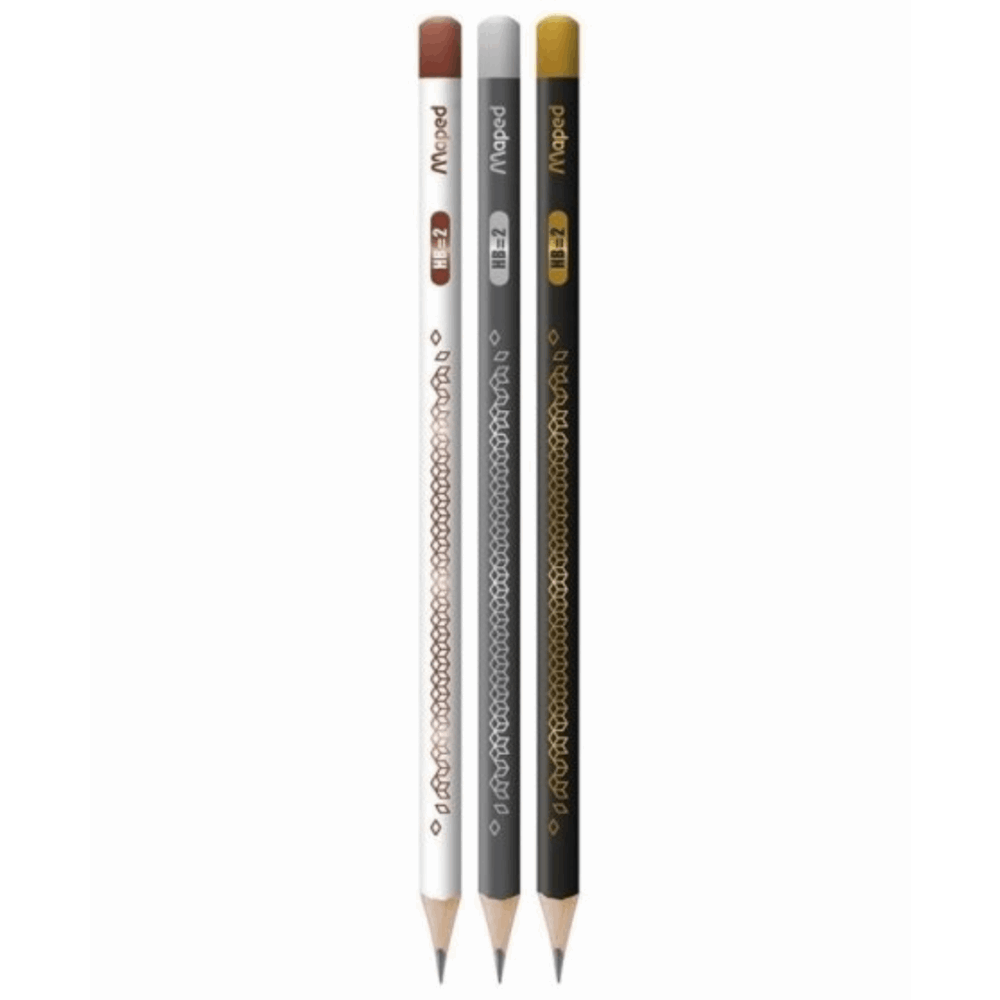 MAPED ΜΟΛΥΒΙΑ HB BLACK PEPS DECO ΣΕΤ 3τμχ 850060